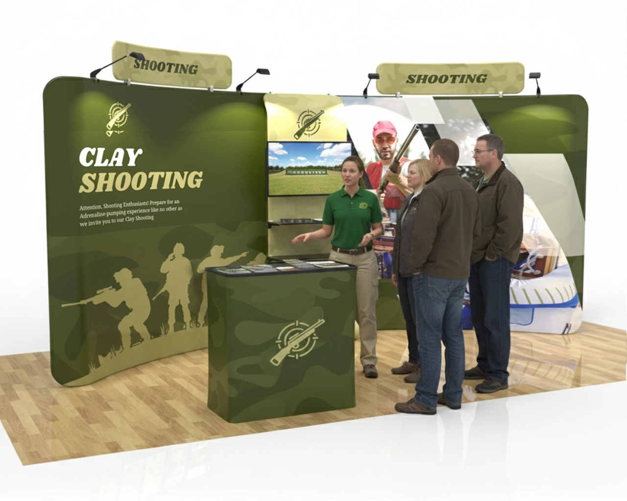 20ft Curved FlexBooth™ Max Kit