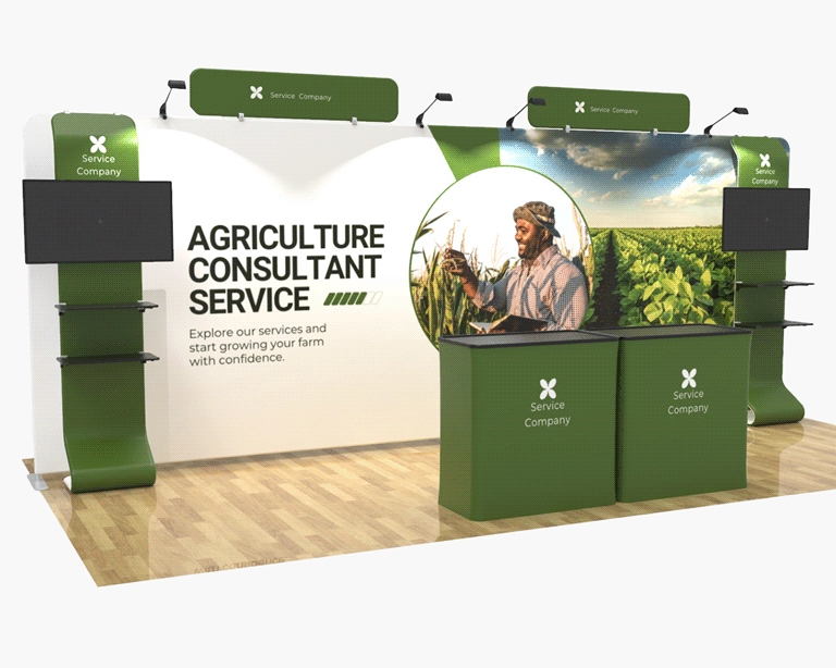 20' Straignt FlexBooth™ Max Package