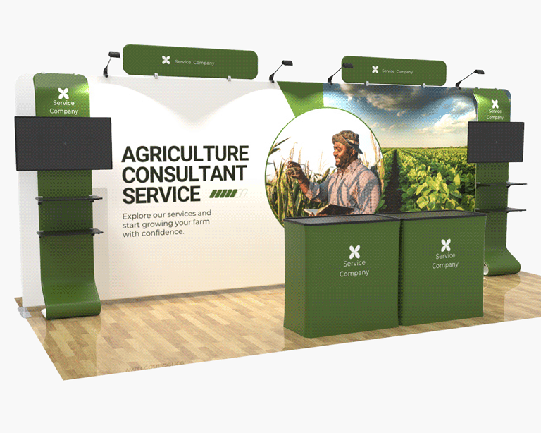 20' Straignt FlexBooth™ Max Package