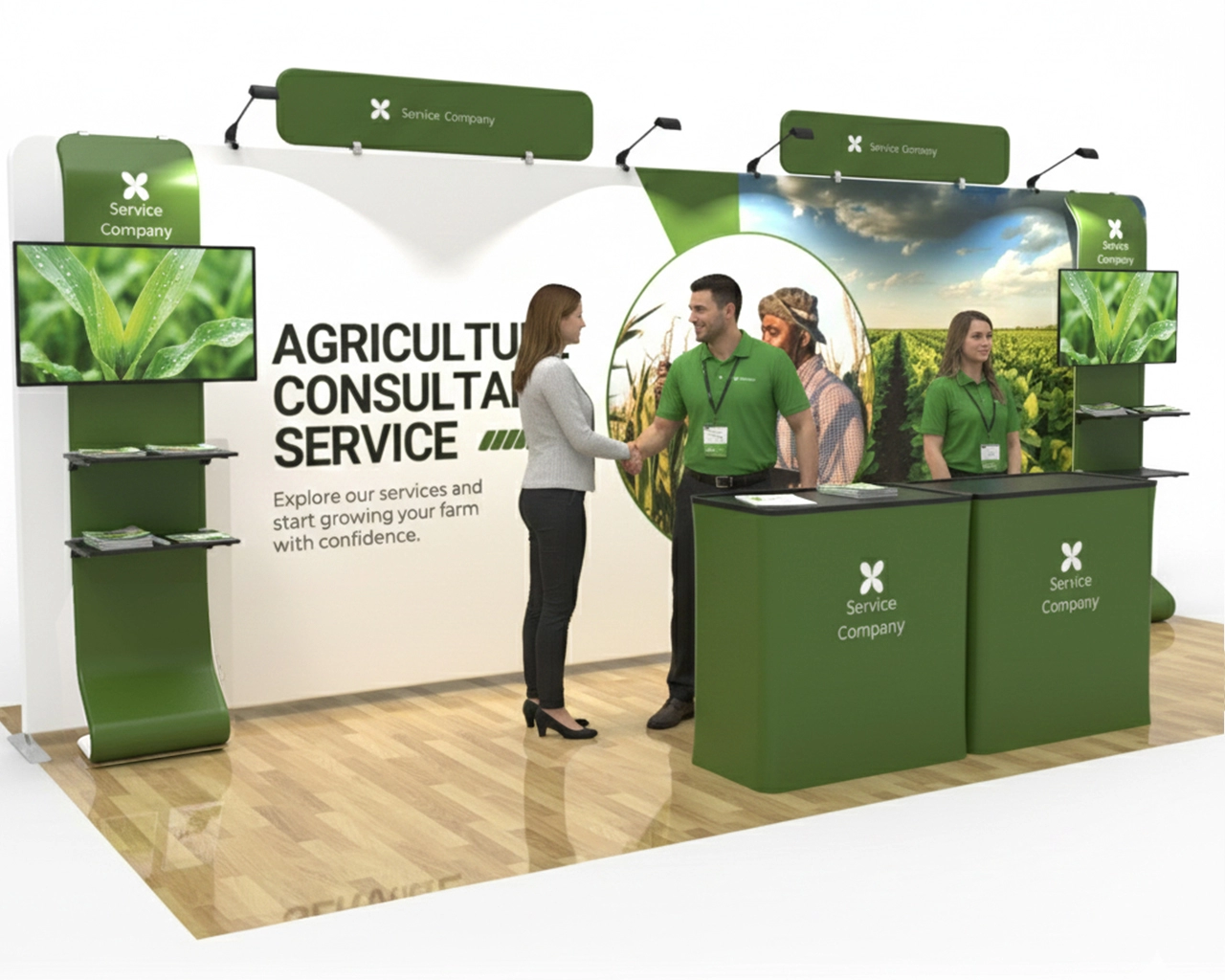 20' Straignt FlexBooth™ Max Package