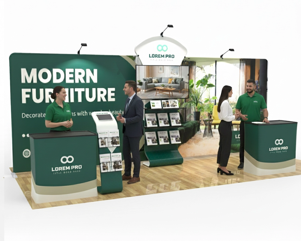 20ft Straight FlexBooth™ Pro Max Kit