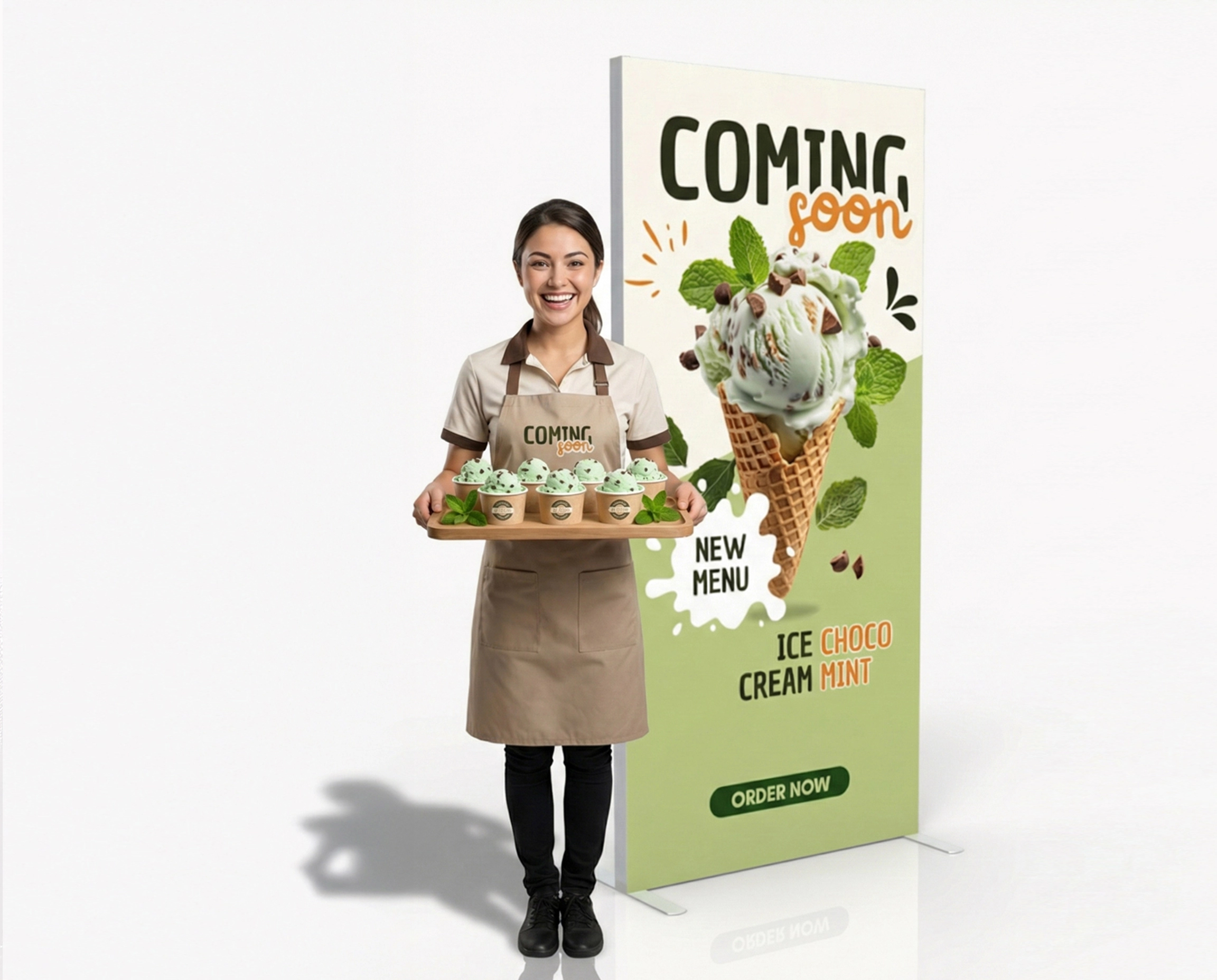 Custom 3ft SEG Fabric Stand