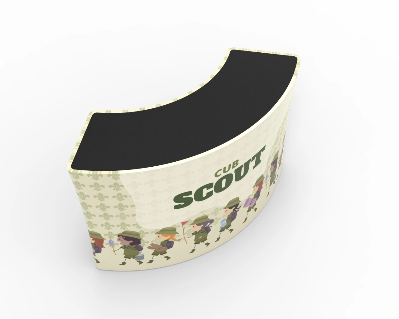 5ft Flex Trade Show Reception Desk