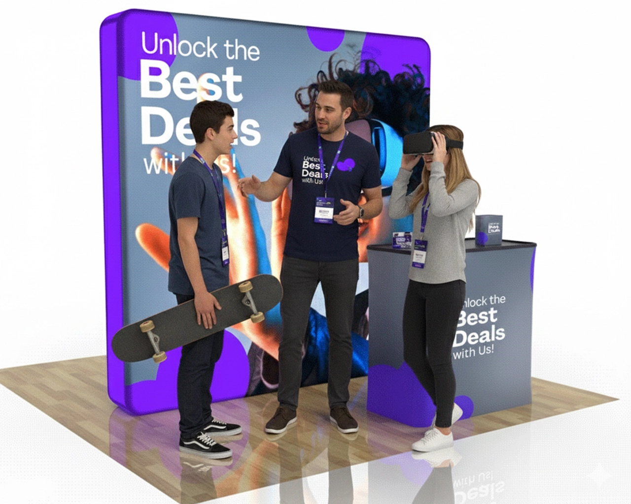 8ft PortaZip™ Display - Backlit