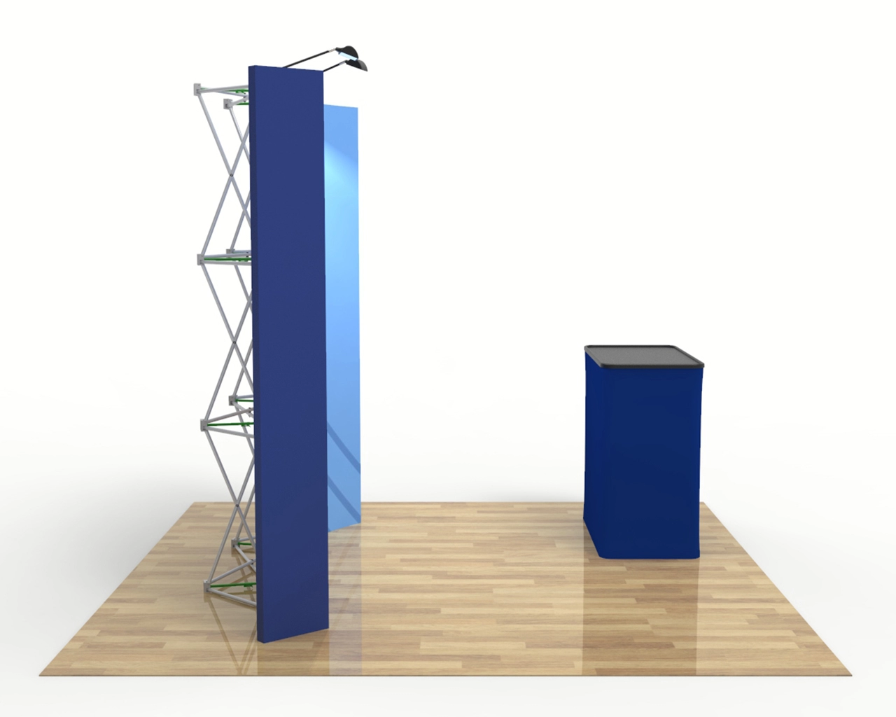 8ft Curved Pop Up Display