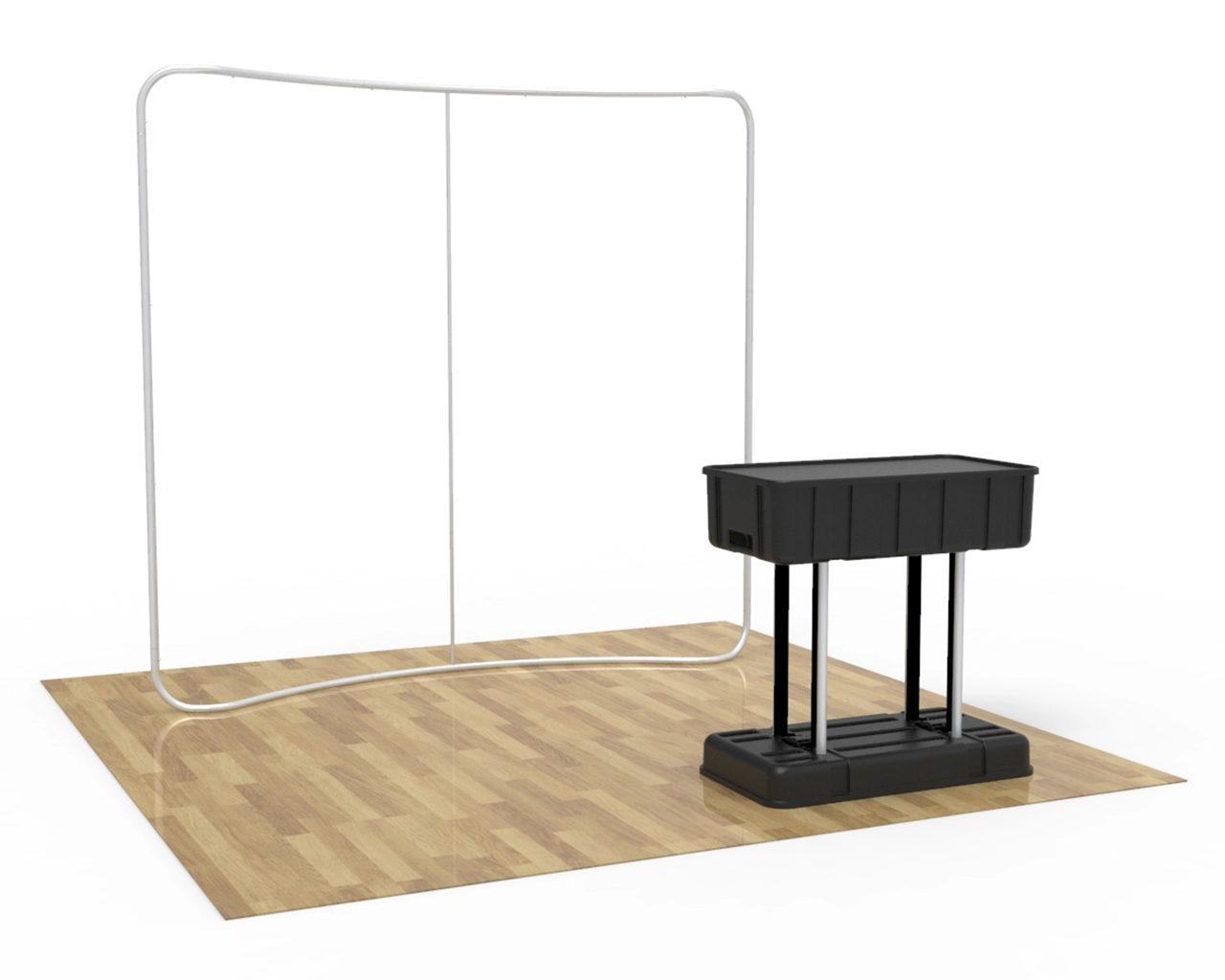 8ft Curved PortaZip™ Backdrop