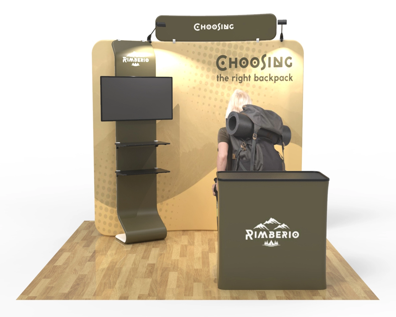 8ft Curved FlexBooth™ Max Kit