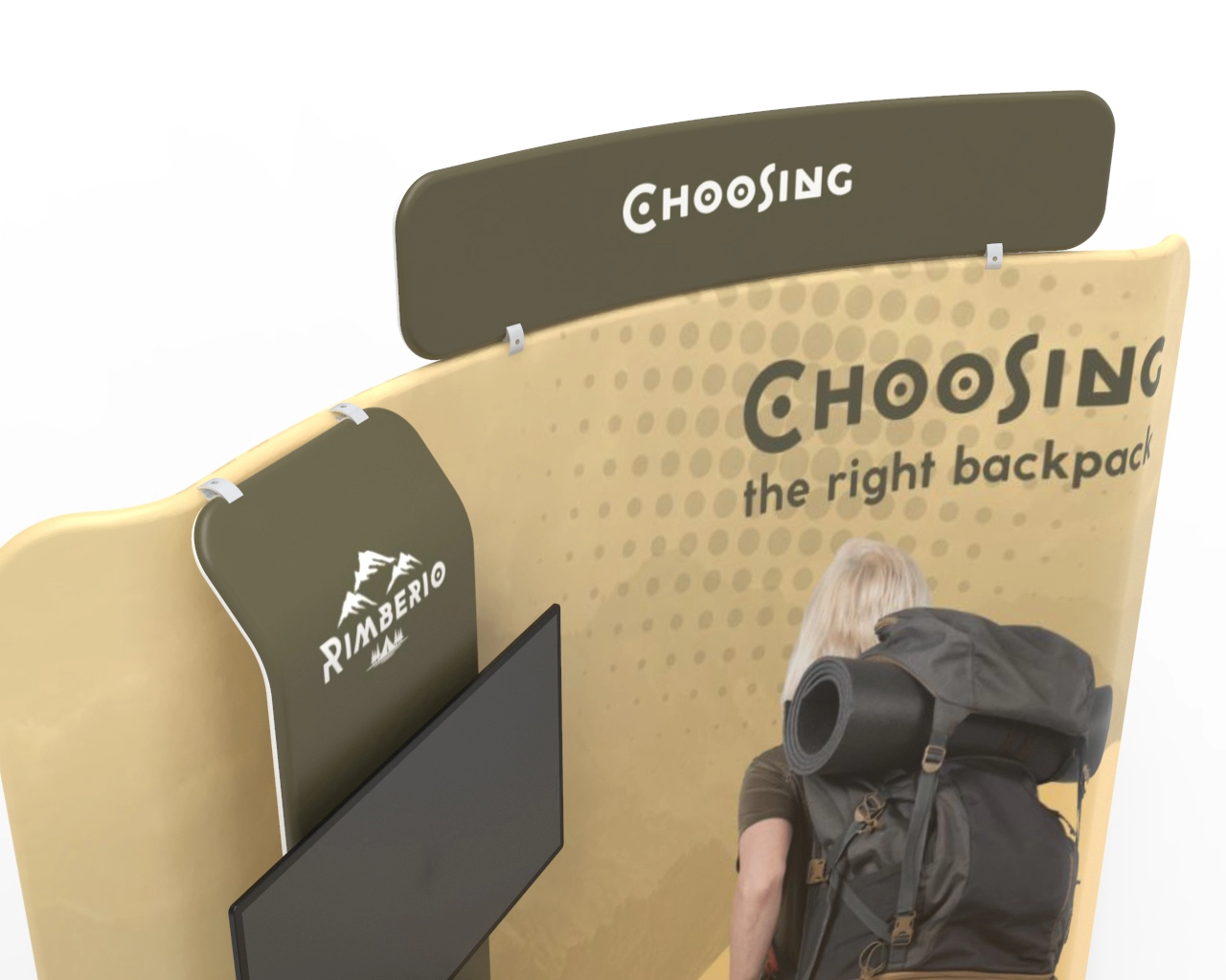 8ft Curved FlexBooth™ Max Kit
