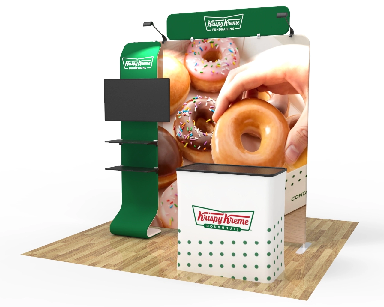 8ft Straignt FlexBooth™ Max Kit