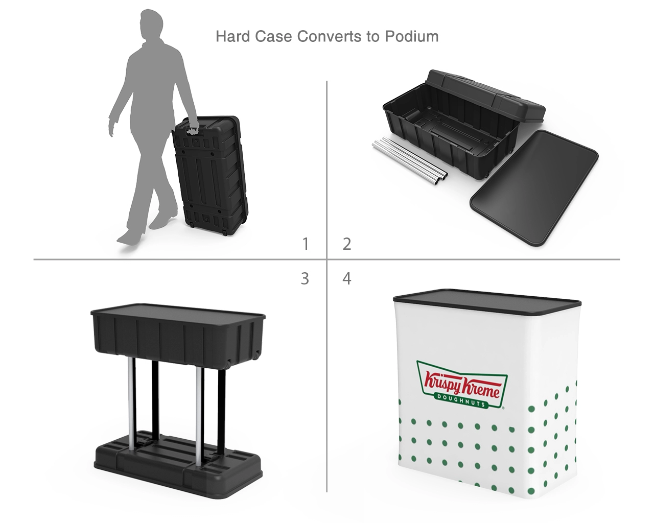 8ft Straignt FlexBooth™ Max Kit