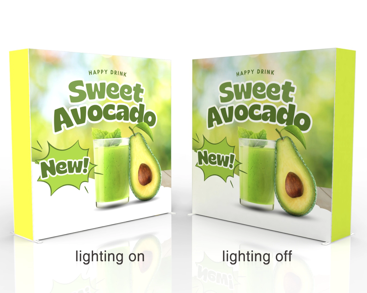 8ft SEGQuick™ Backdrop -Pop Up Backlit