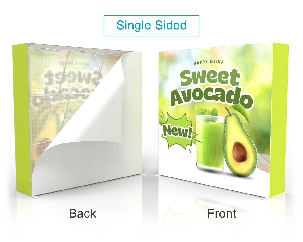 8ft SEGQuick™ Backdrop -Pop Up Backlit