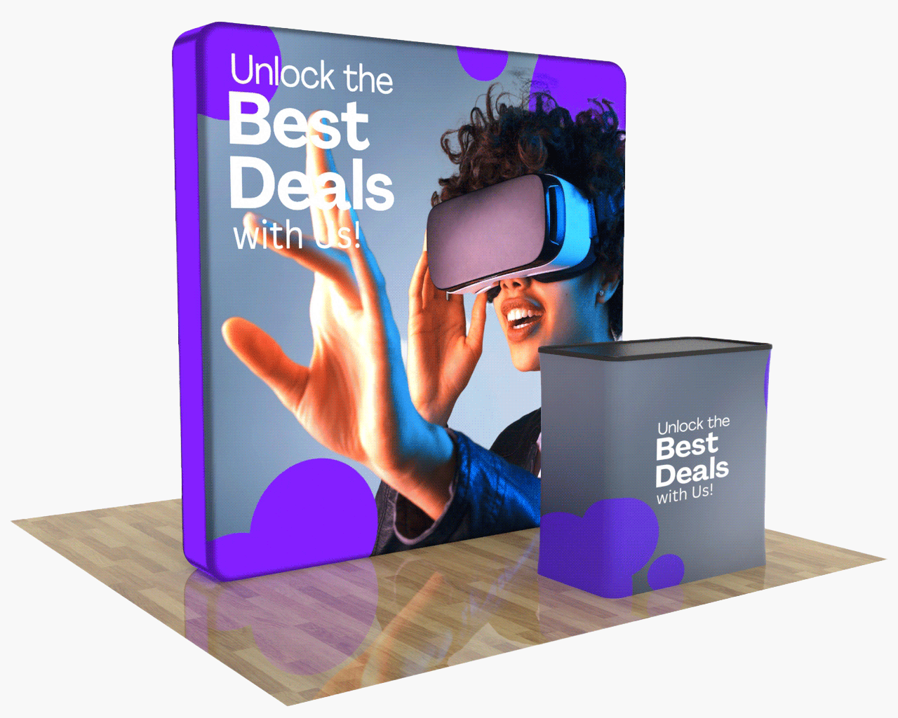 8ft PortaZip™ Display - Backlit