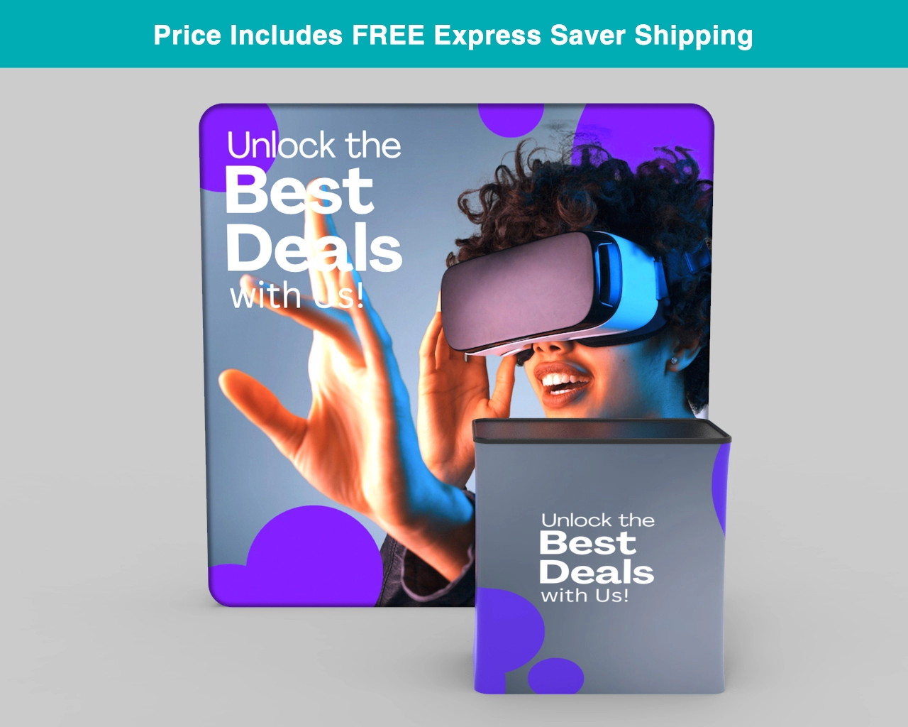 8ft PortaZip™ Display - Backlit