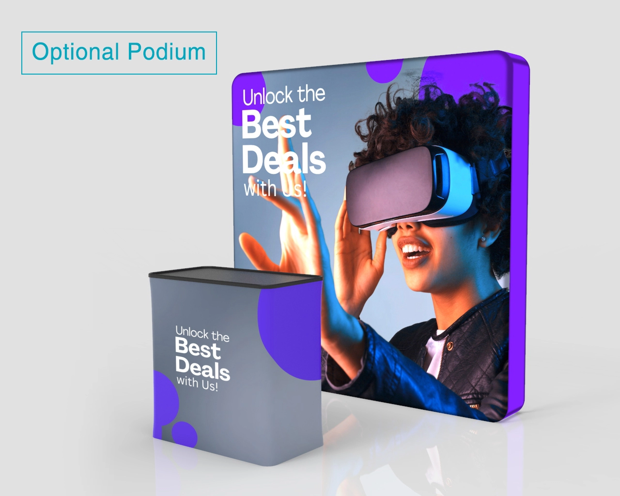 8ft PortaZip™ Display - Backlit
