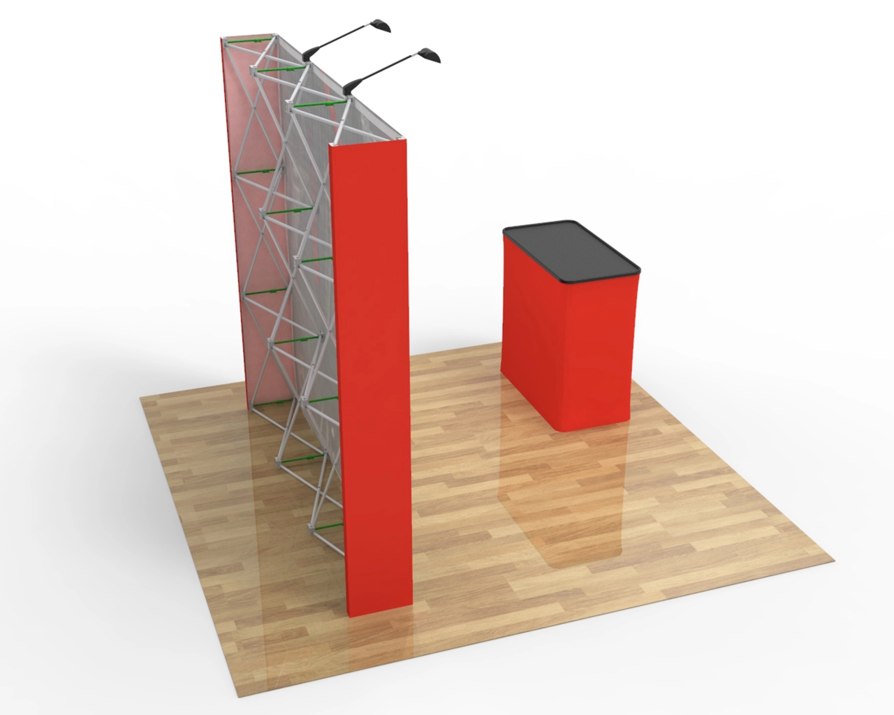 8ft Straight Pop Up Display