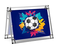 A-Frame Banner Display