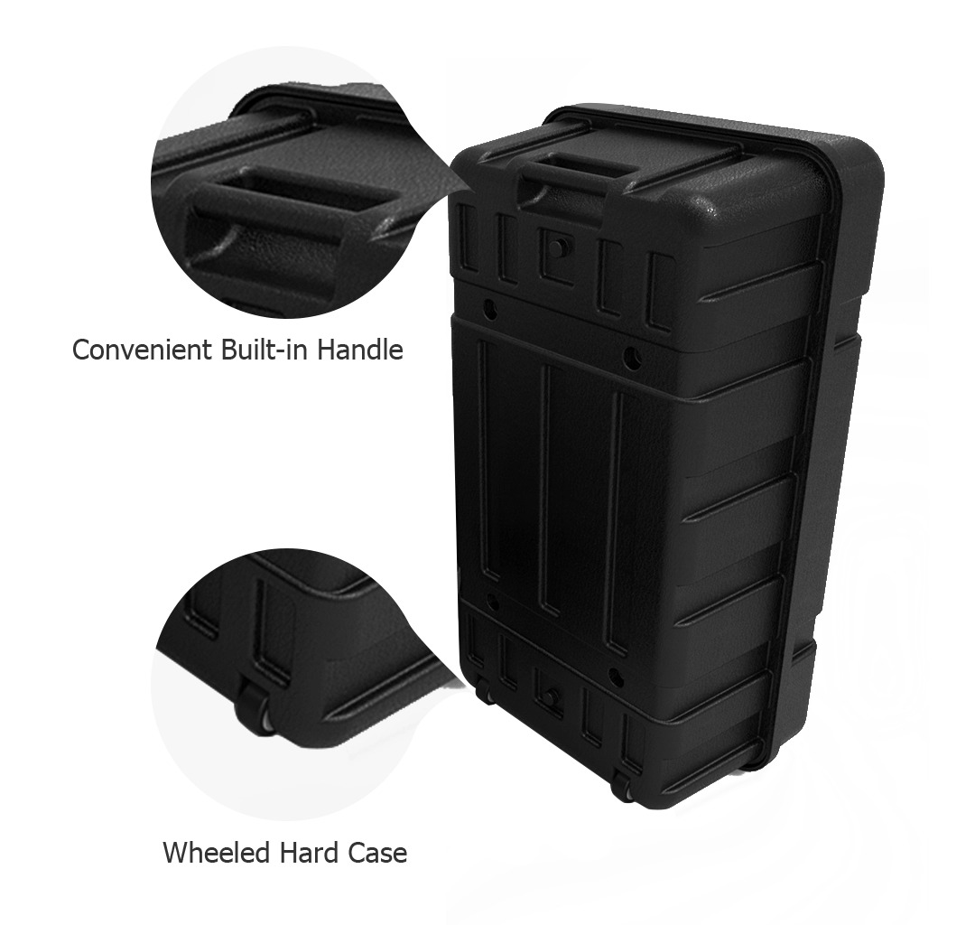 20ft Straight Tension Fabric Display With Podium Case|Portable Trade Show Booth