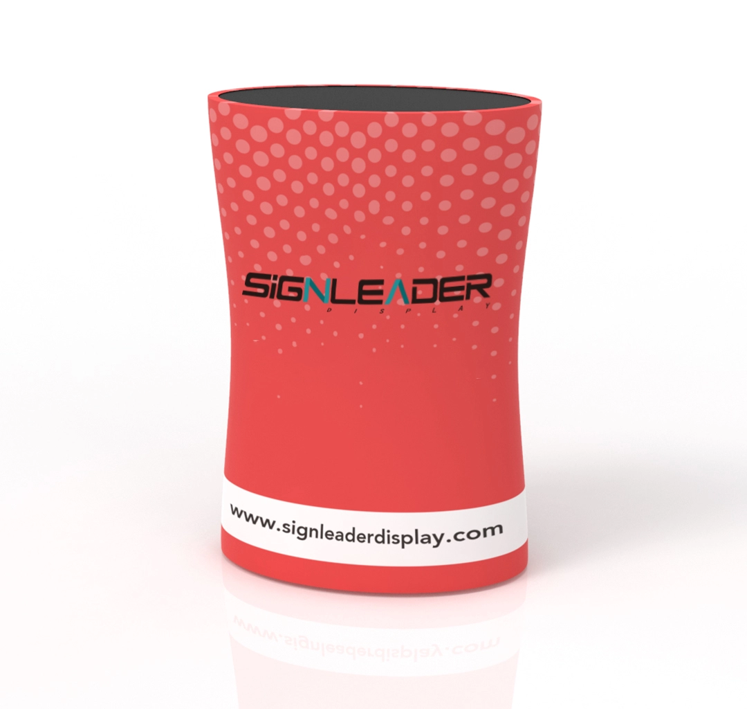 Portable Oval Display Counter With Custom Printing Main