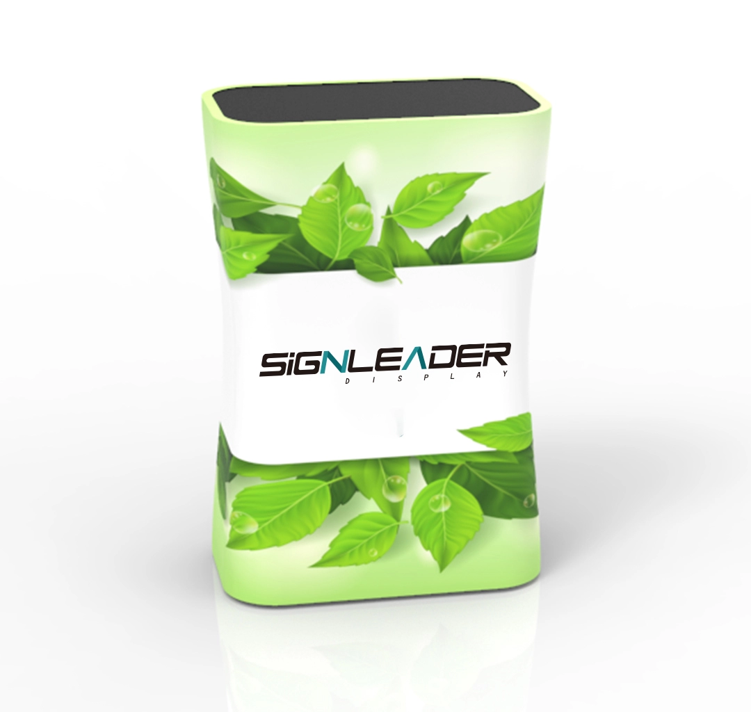 Portable Rectangular Display Counter With Custom Printing