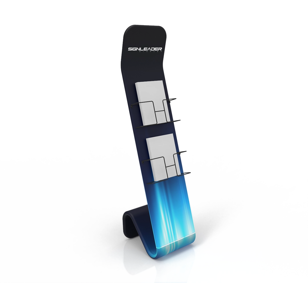 Portable Snakelike Brochure Literature Banner Stand Main