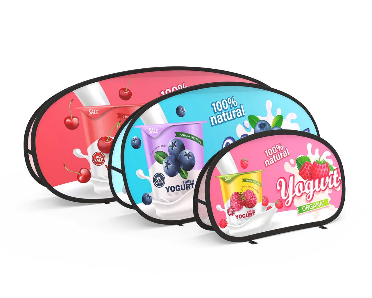 Horizontal A-Frame Banner Stand