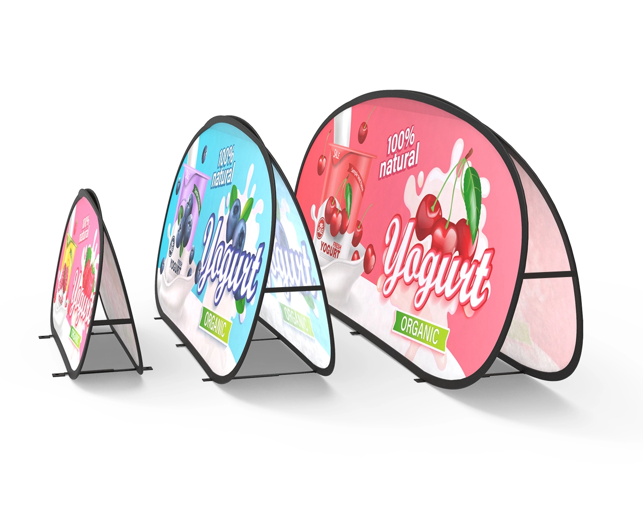 Horizontal A-Frame Banner Stand