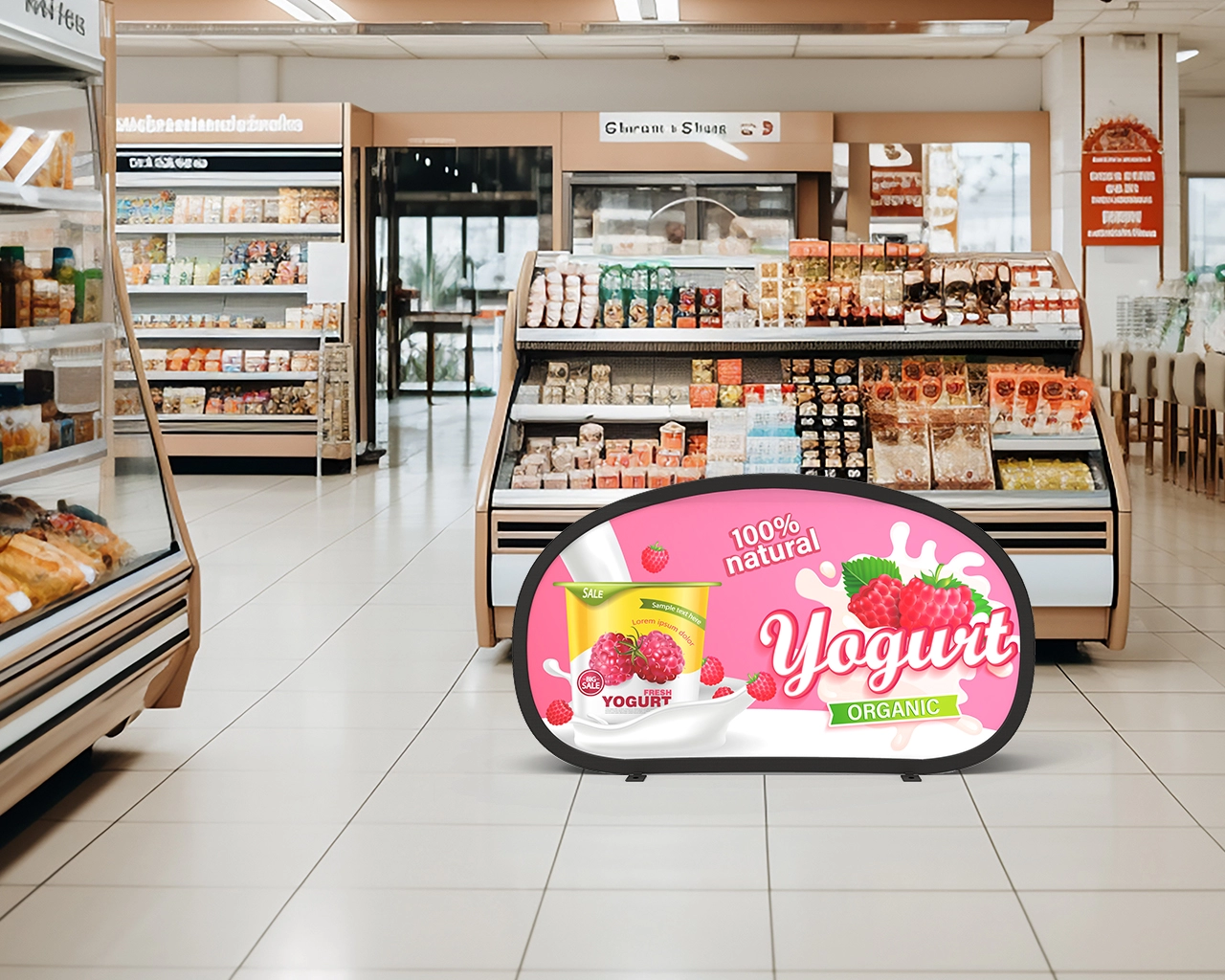 Horizontal A-Frame Banner Stand