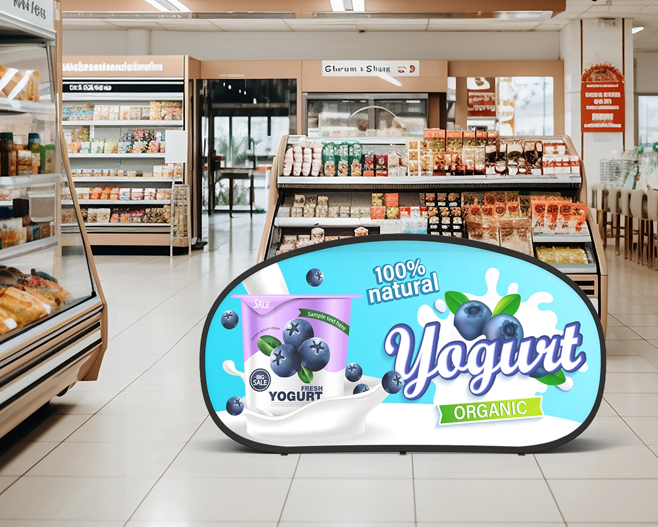 Horizontal A-Frame Banner Stand