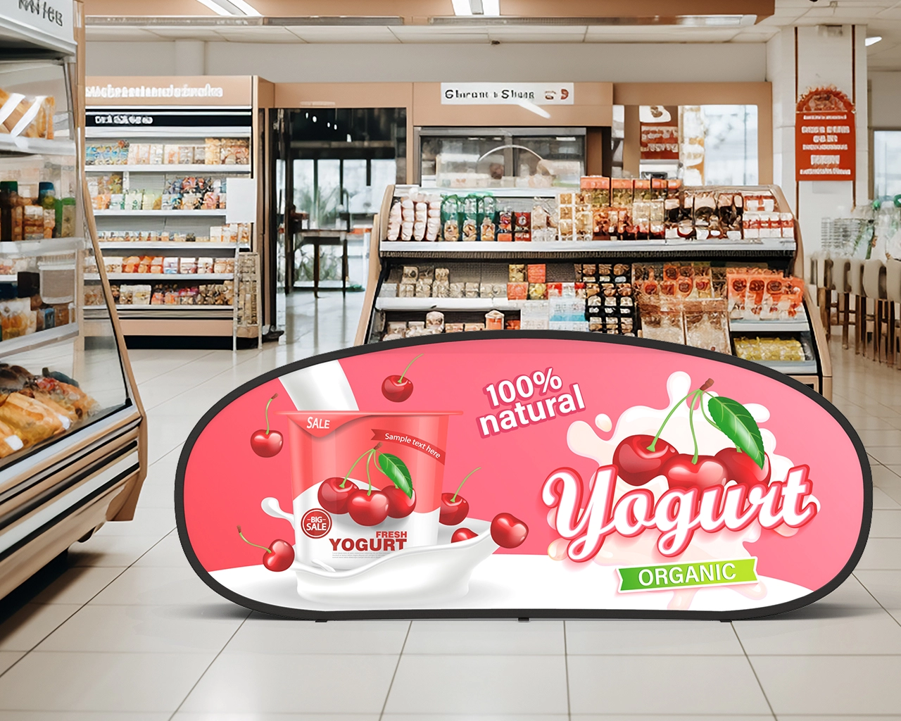 Horizontal A-Frame Banner Stand