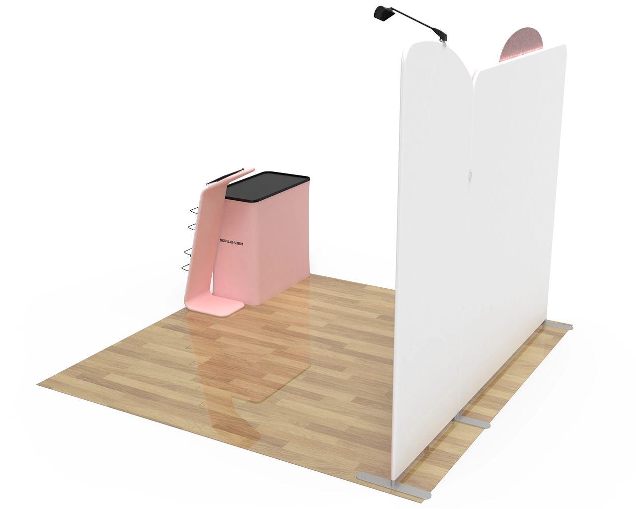 10ft Bridal Beauty & Makeup Trade Show Booth Idea 02