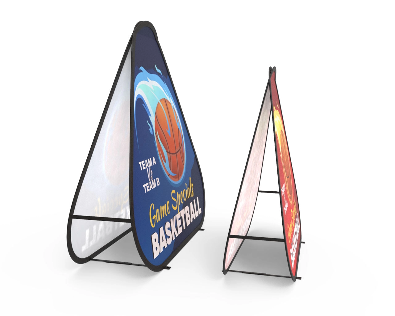 Triangular A-Frame Banner Stand