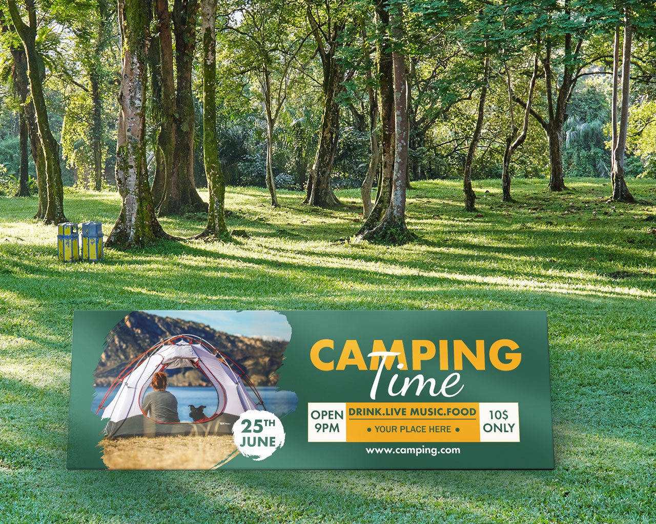 Triangular Solid A-Frame Banner Stand