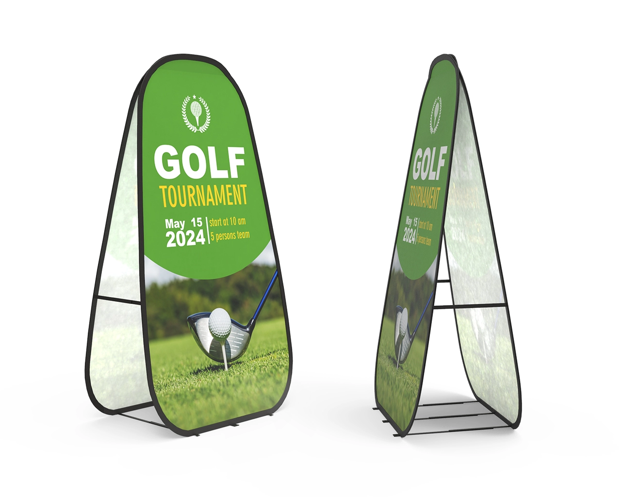 Vertical A-Frame Banner Stand