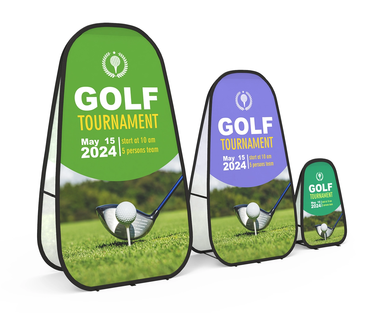 Vertical A-Frame Banner Stand