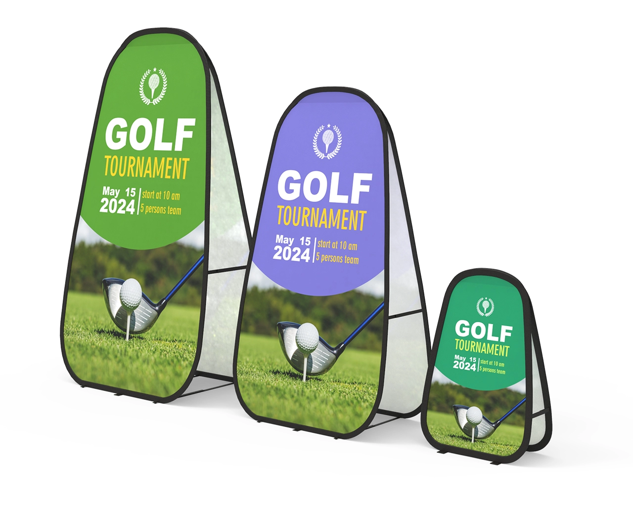 Vertical A-Frame Banner Stand