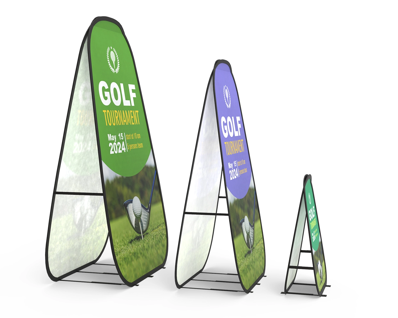 Vertical A-Frame Banner Stand