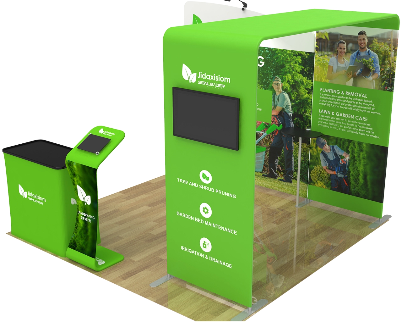 10ft Commercial Trade Show Booth Idea 06