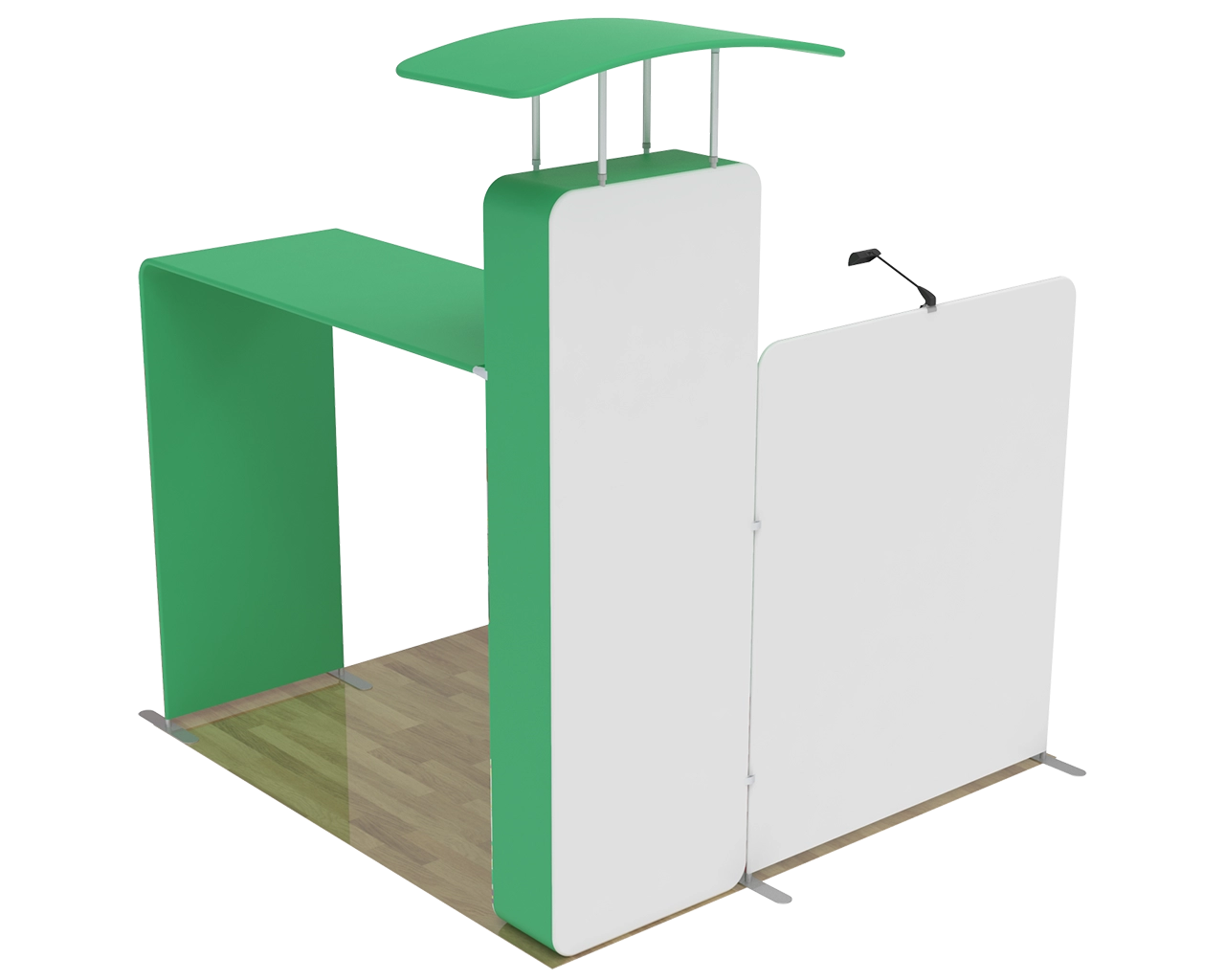 10ft Educational Trade Show Booth Idea 07
