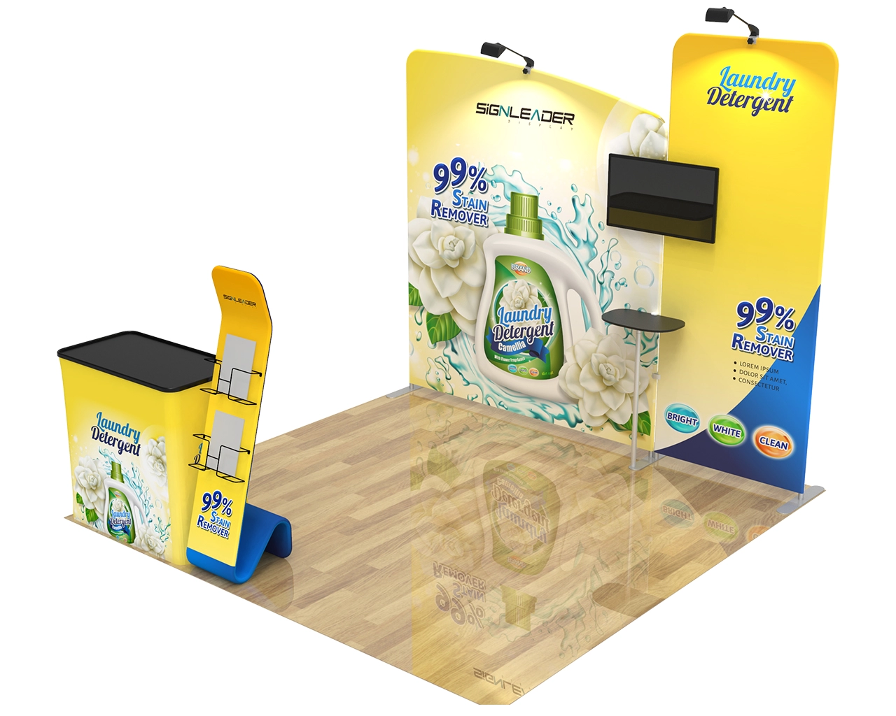 10ft Household & Daily Use Trade Show Booth Idea 13 