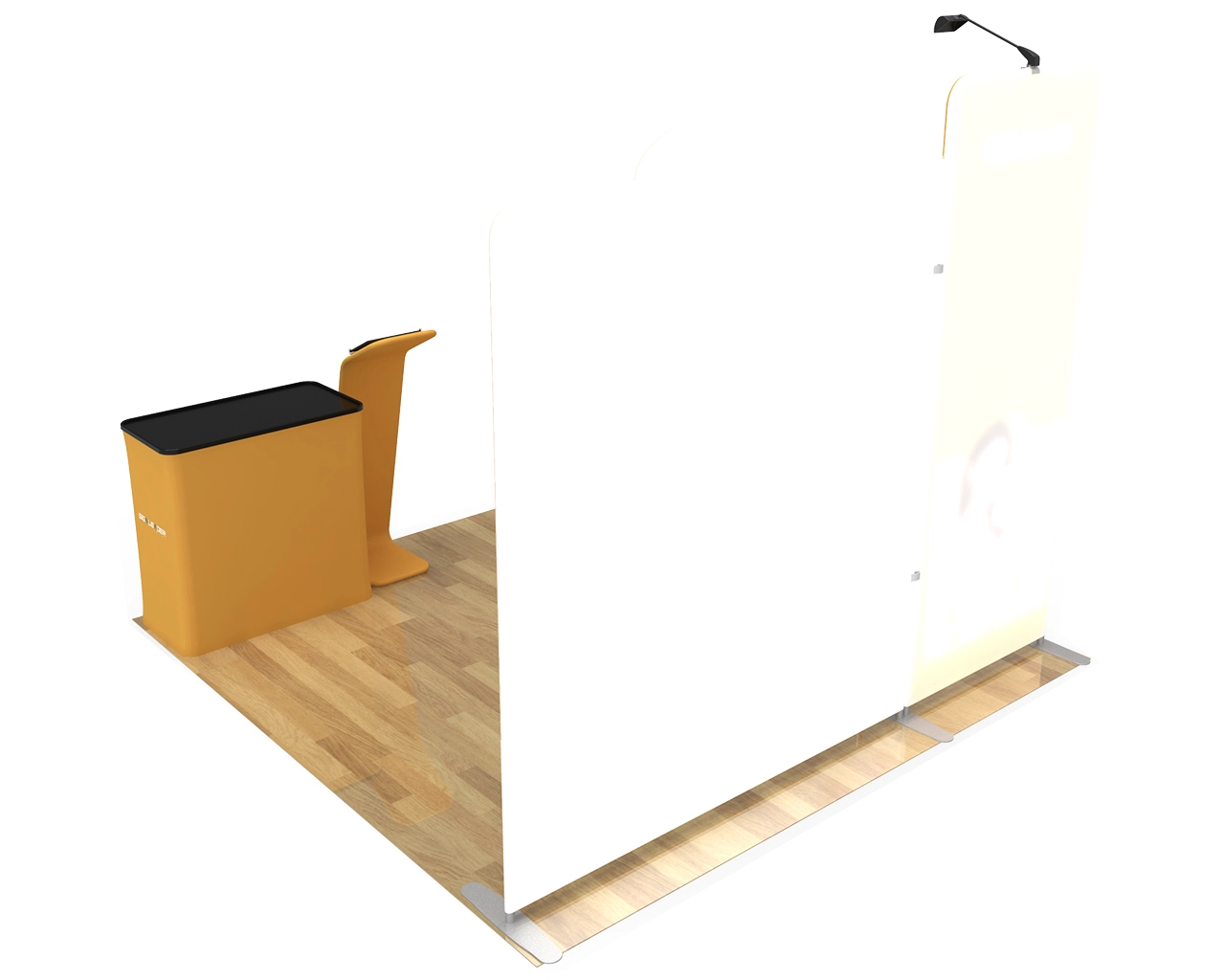 10ft Portable Fashion Brands Trade Show Booth Idea 14