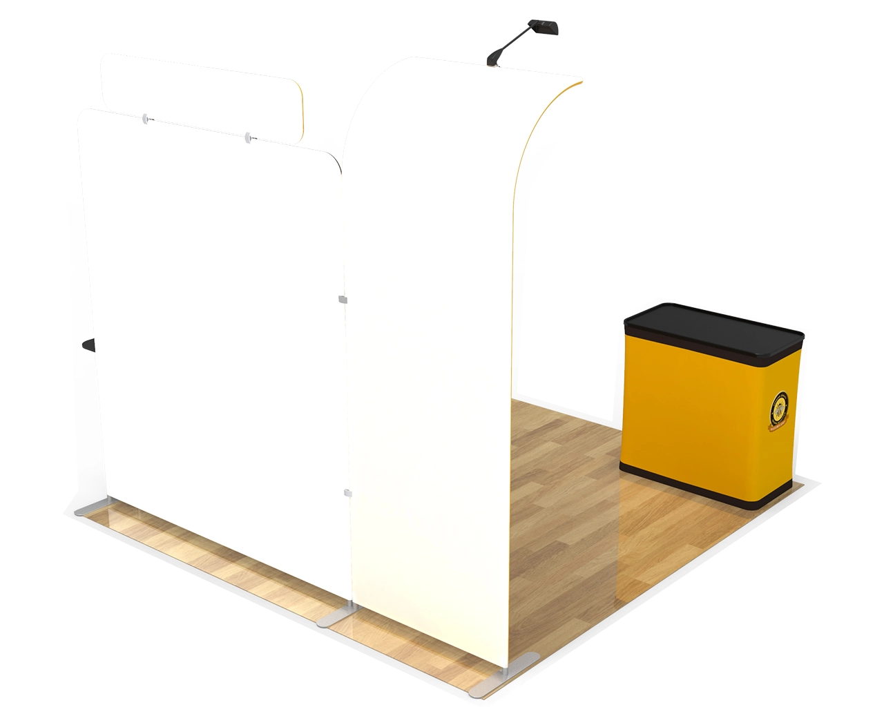 10ft Custom Natural Food Trade Show Booth Idea 16