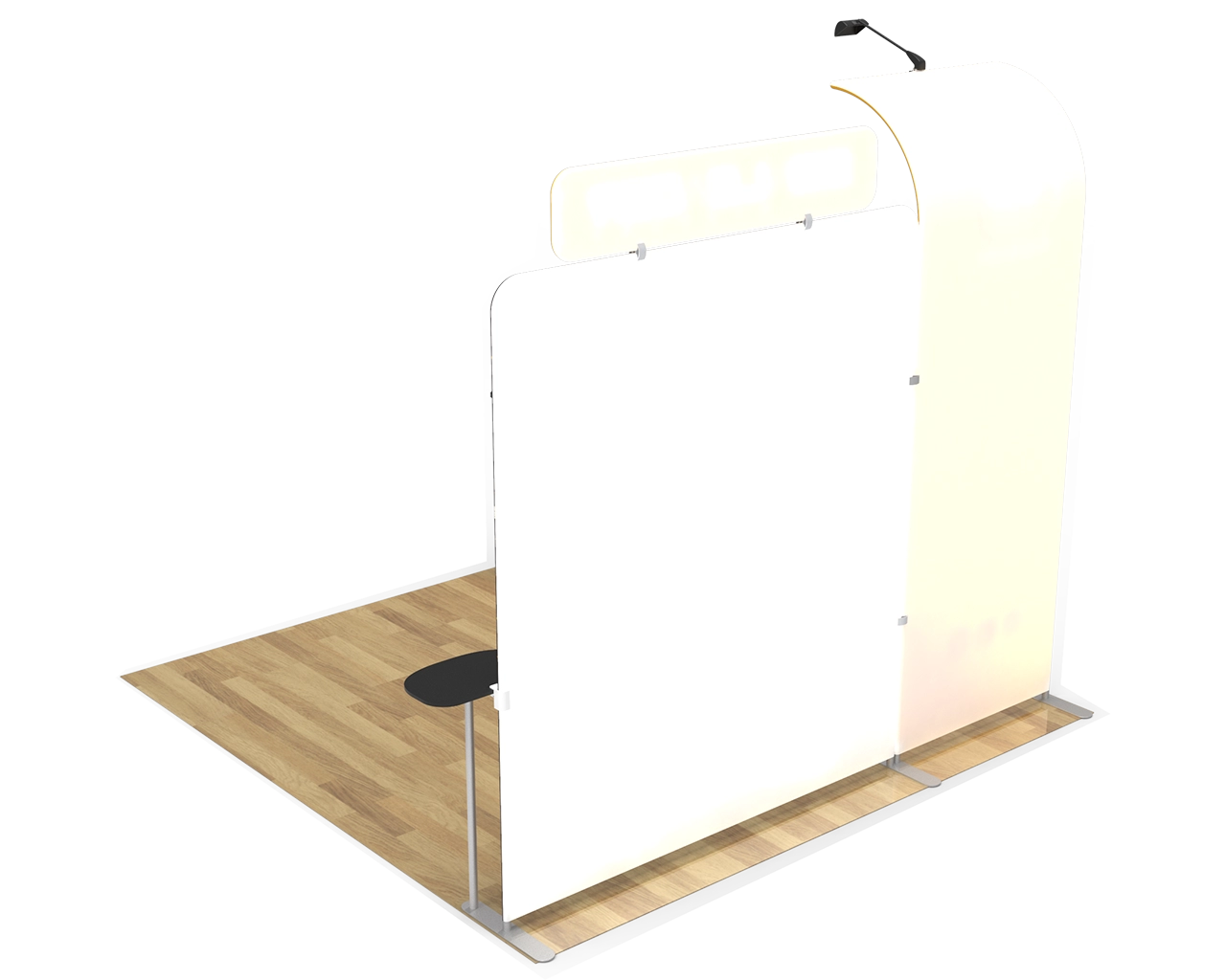 10ft Custom Natural Food Trade Show Booth Idea 16