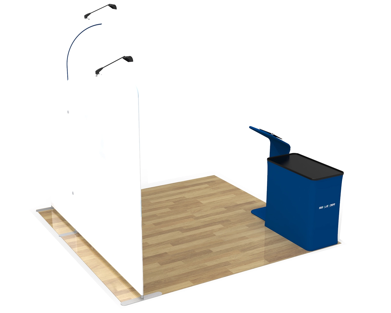 10x10 Portable Beauty & Skincare Trade Show Booth Idea 17