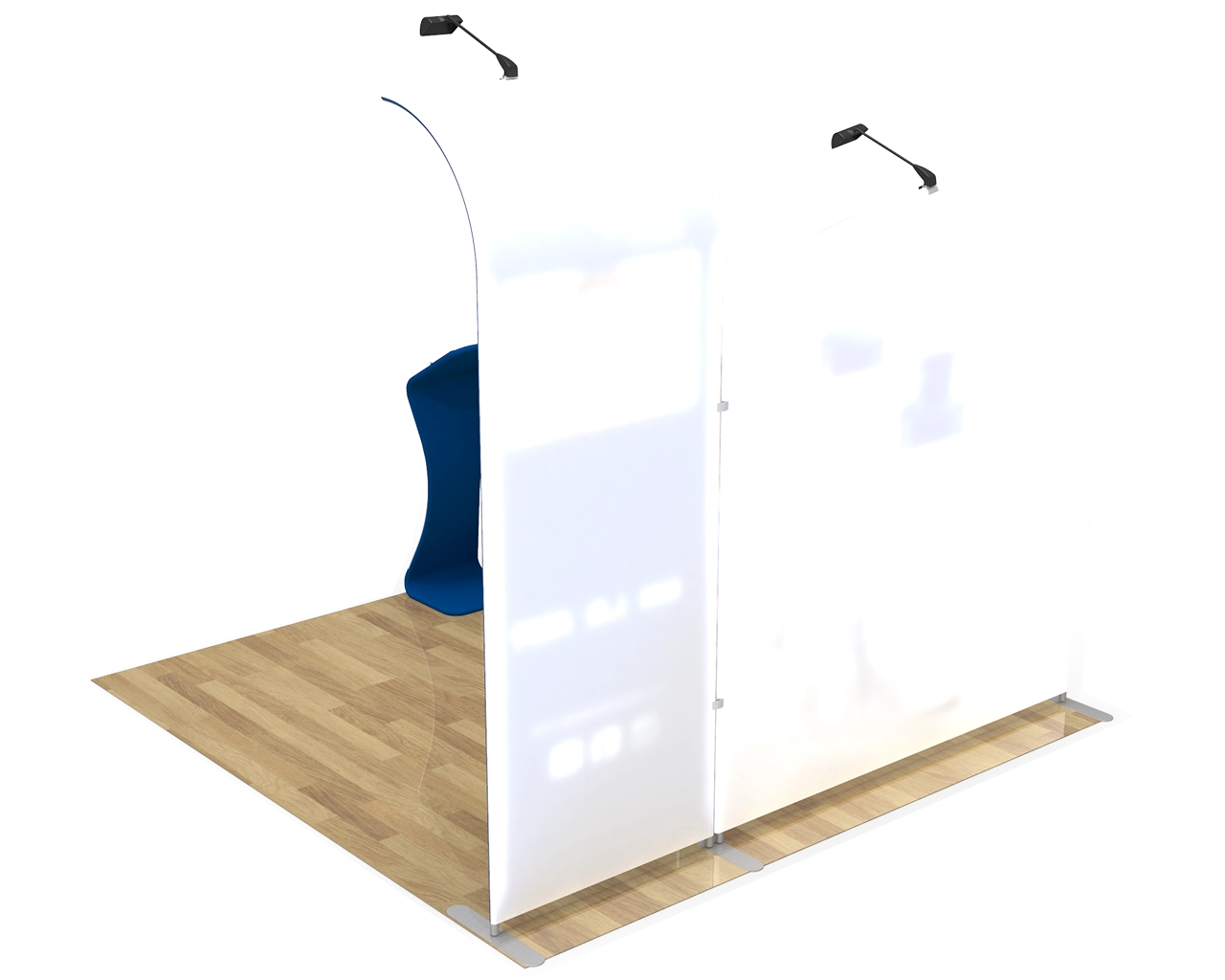 10x10 Portable Beauty & Skincare Trade Show Booth Idea 17