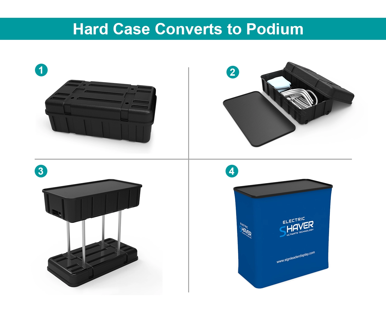 10ft Portable Electronics & Gadget Trade Show Booth Idea 18