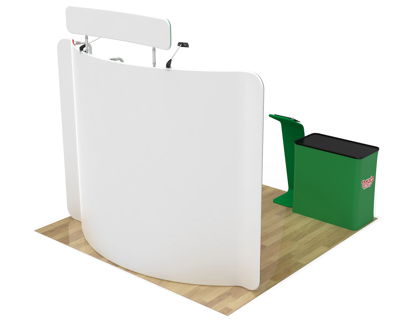 10ft Food & Snack Portable Trade Show Booth Idea 19