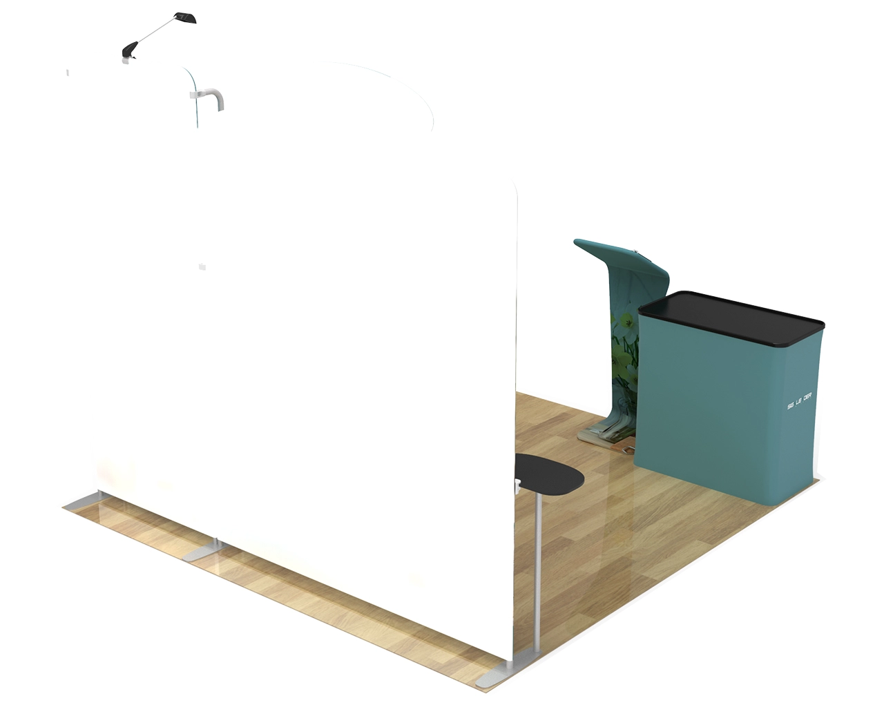 10x10 Commercial Trade Show Booth Idea 20