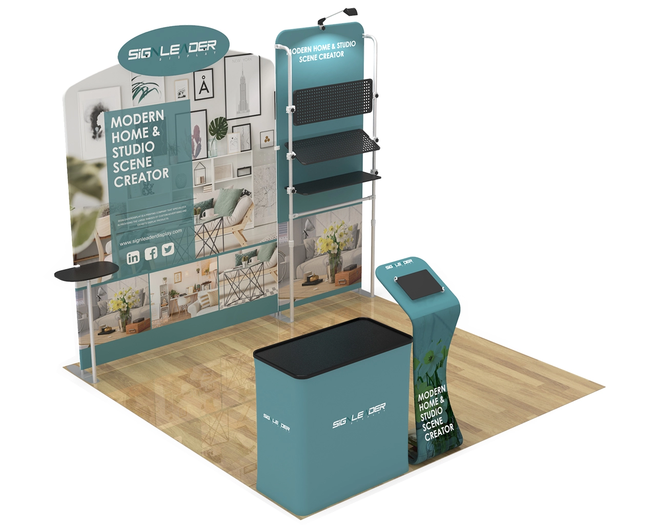 10x10 Commercial Trade Show Booth Idea 20