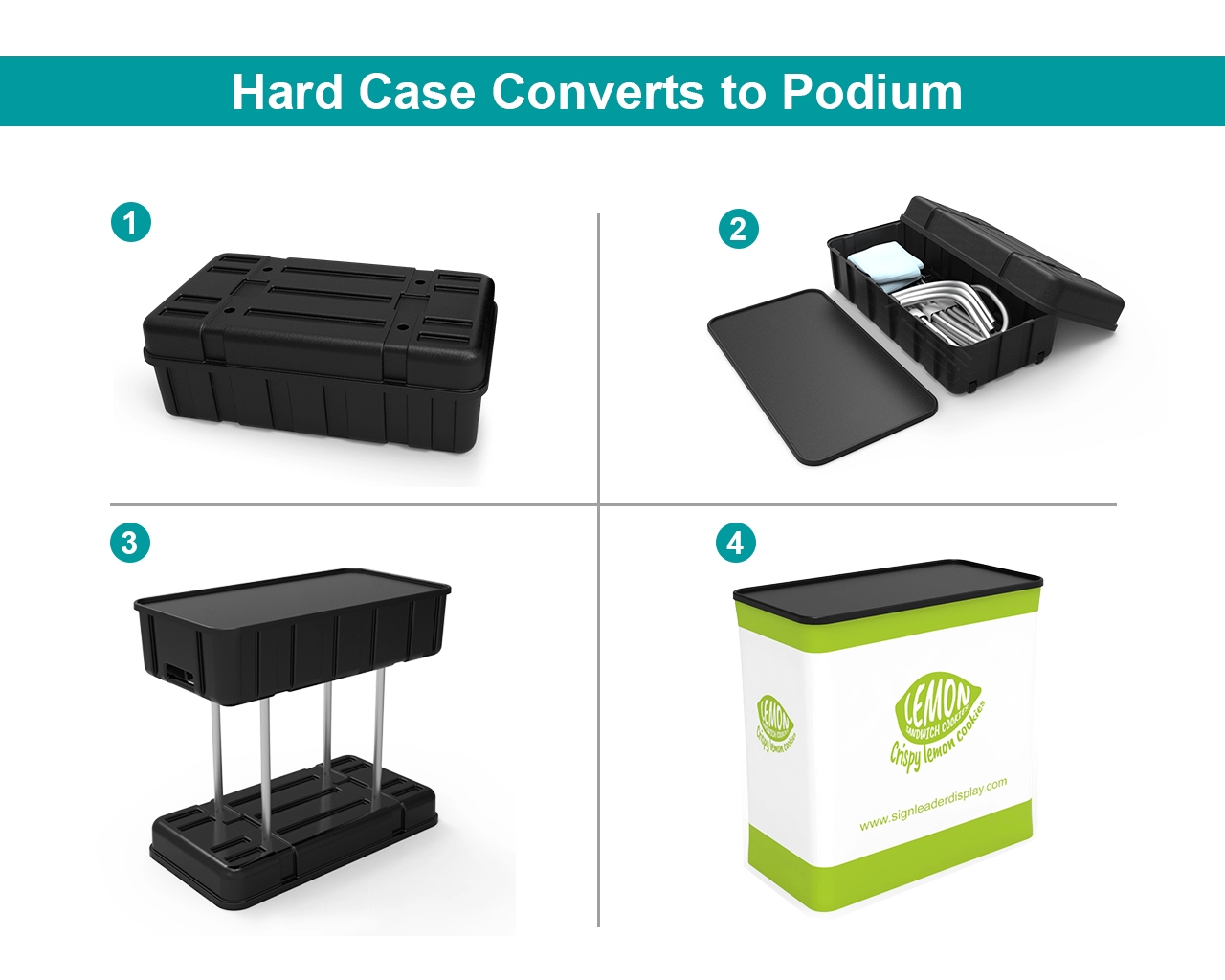 10ft Portable Food & Snack Trade Show Booth Idea 21 